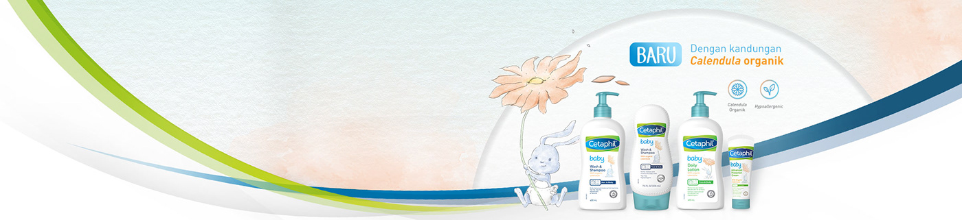 skincare baby cetaphil bodywash rabbit cute Drawing  bunny calendula lotion