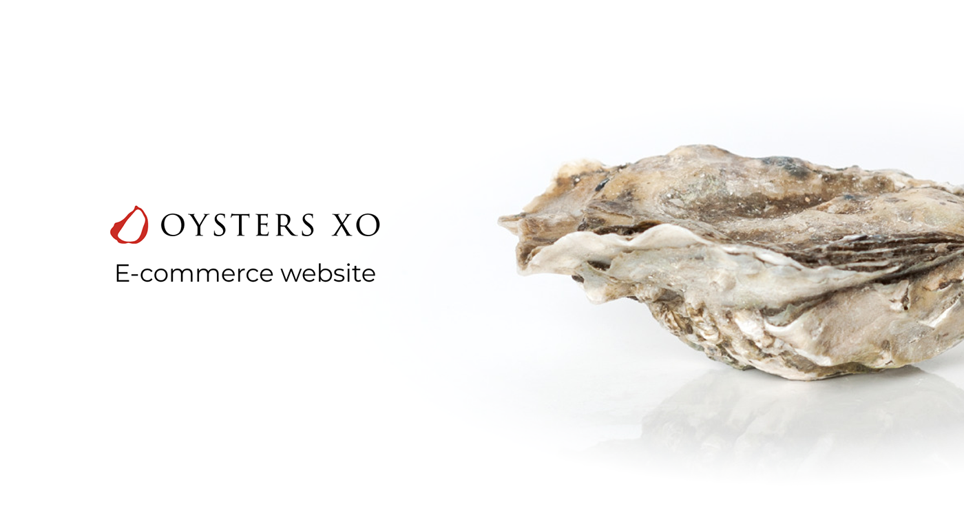 catering Ecommerce Figma Food  lessons oysters seafood shop UI/UX Web Design 