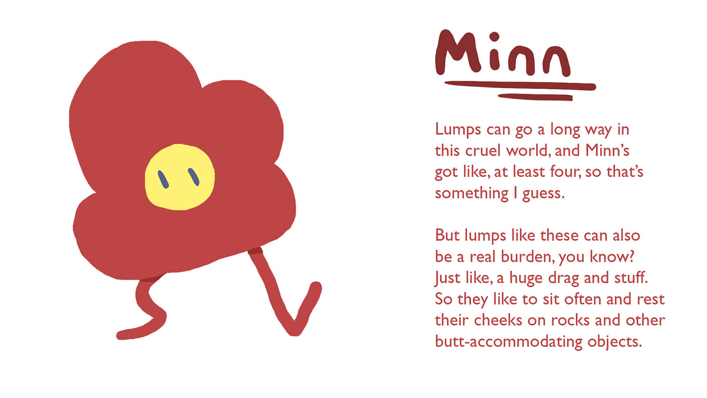 Character design  Lumpy Minn gib digital