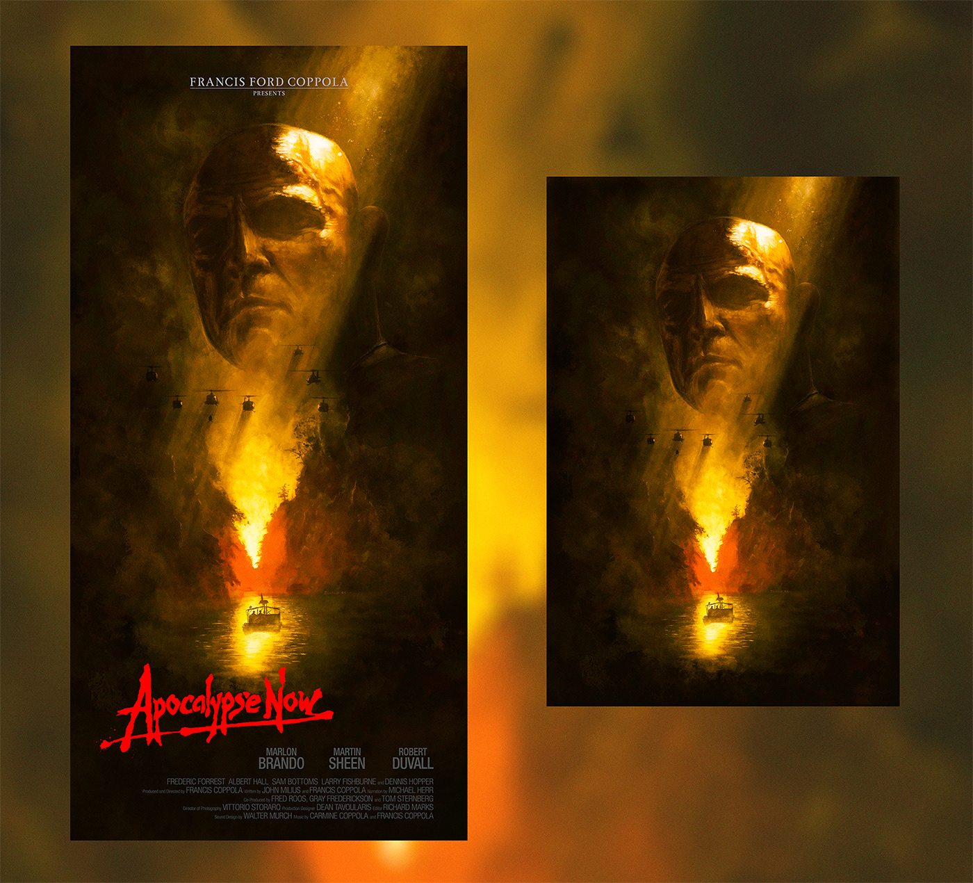apocalypse Apocalypse now francis ford coppola marlon brando movie Poster Design
