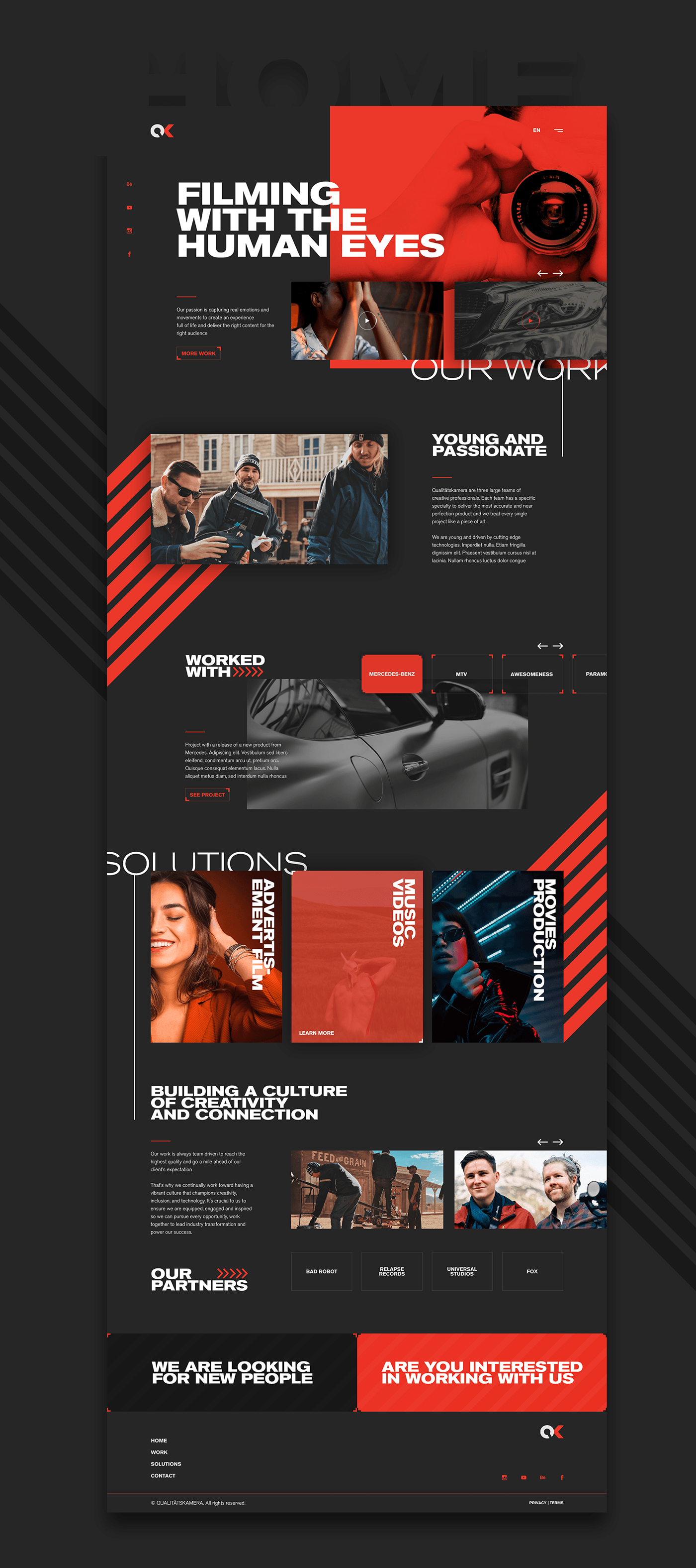 personal project german deutsch Film   Movies Advertising  music video process StyleScape design