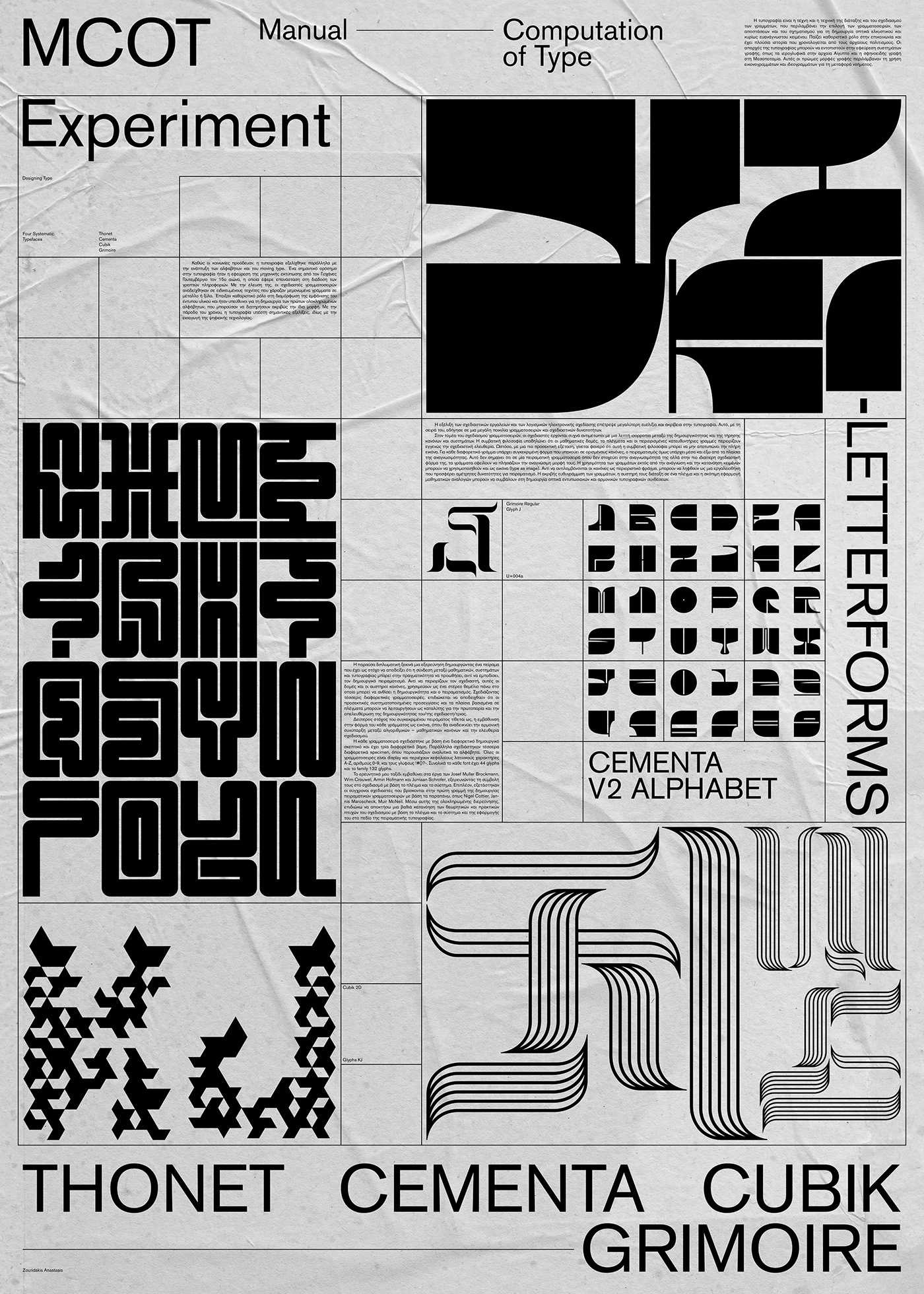 design typography   type lettering graphic design  type design print book editorial design  system