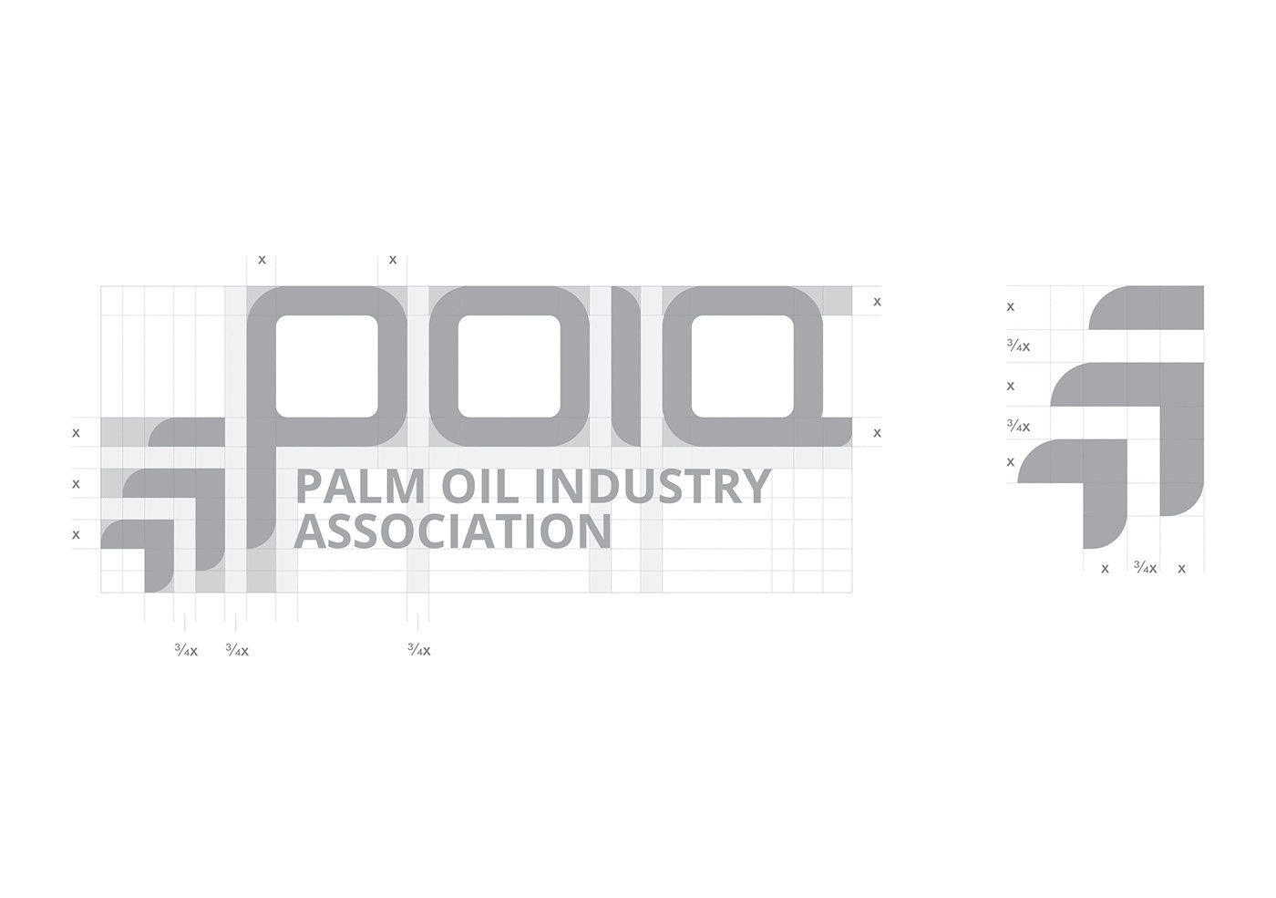 branding  logo oil palm poia palm oil industry