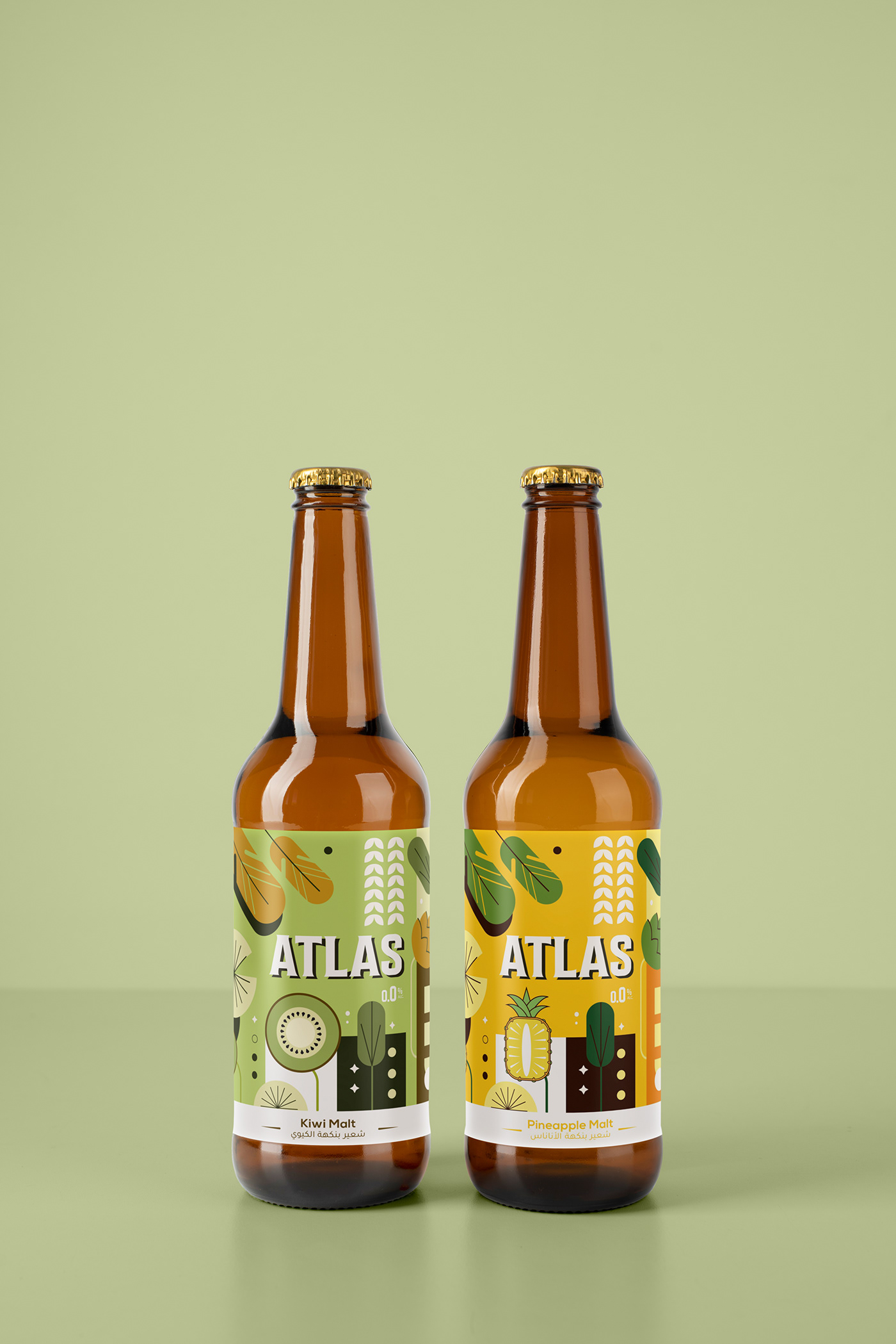 beer Packaging brewery Label packaging design drink beverage bottle malt non alcoholic