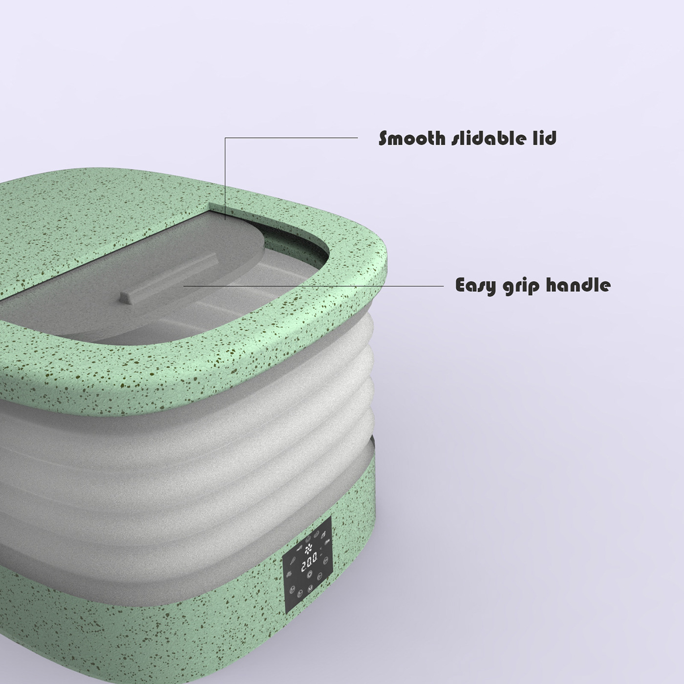 3d modeling air fryer design diet keyshot product product design  Render Rhino visualization