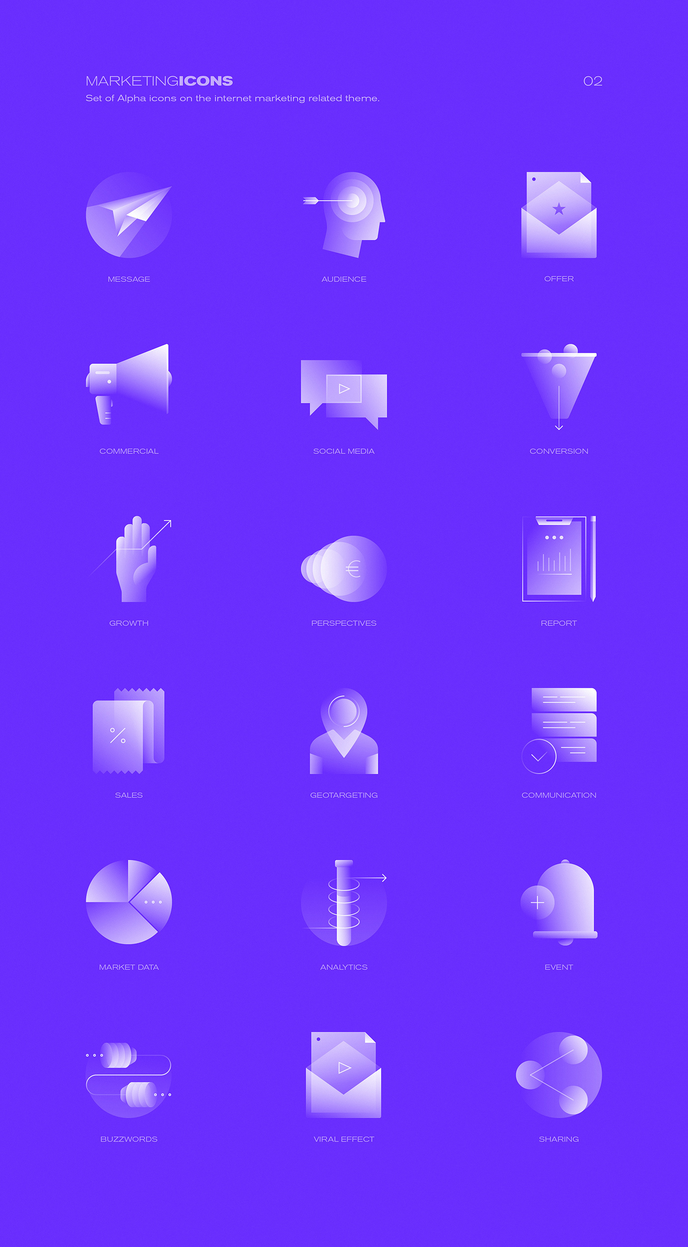 abstract concept design gradient Icon ILLUSTRATION  set UI vector Web