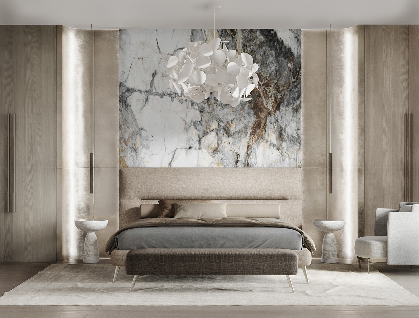 3dmax 3ds max architecture bedroom corona render  Interior interior design  Interior Visualization