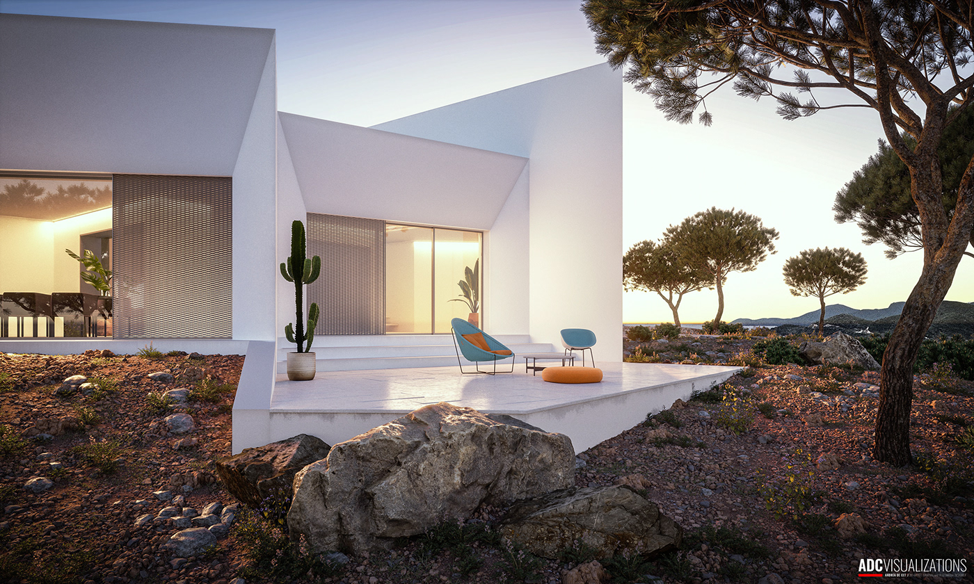 3D 3dsmax architecture archviz CGI exterior house Render Villa