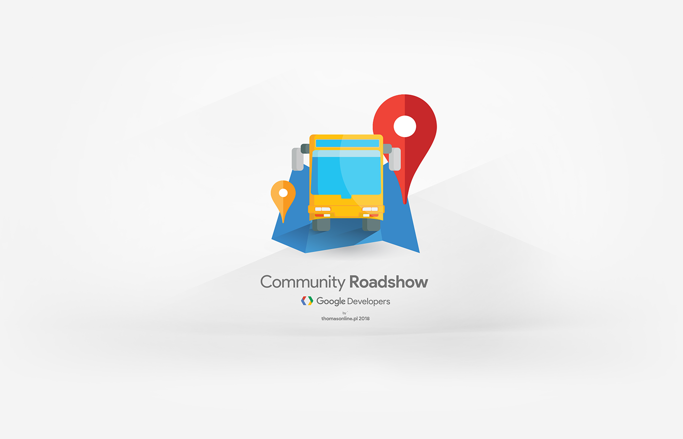 google Google Developers Developers community Roadshow Community Roadshow logo Icon bus przetacznik