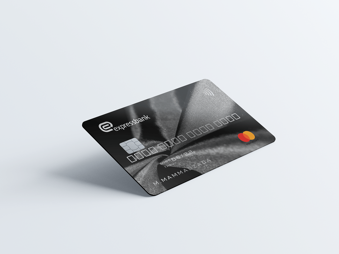 Bank credit card card design design Platinum