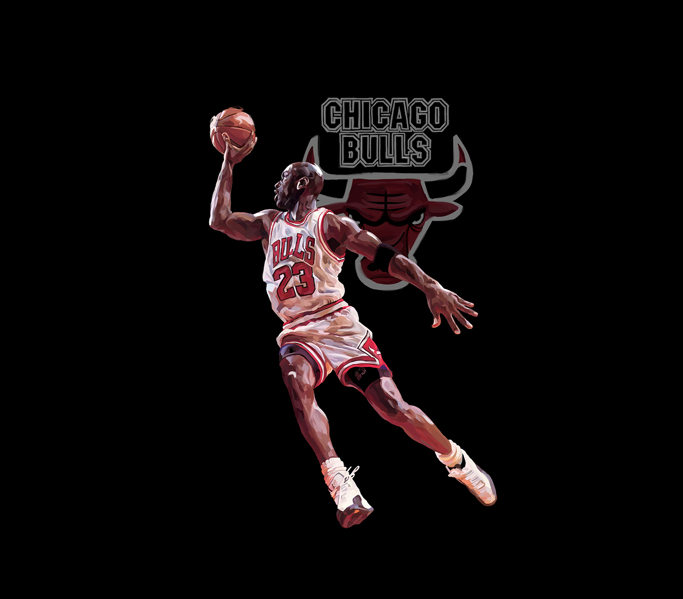 Michael Jordan jordan MJ basketball sport LeBron art artwork ILLUSTRATION  NBA