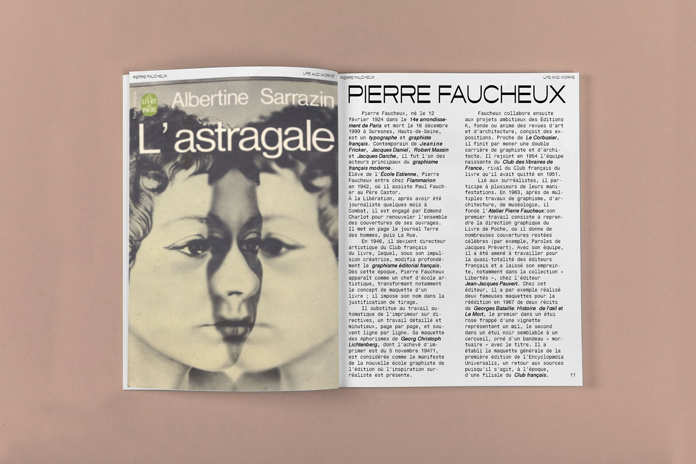 Pierre Faucheux book design book editorial publication graphic design  graphisme editoria typograph typefaces