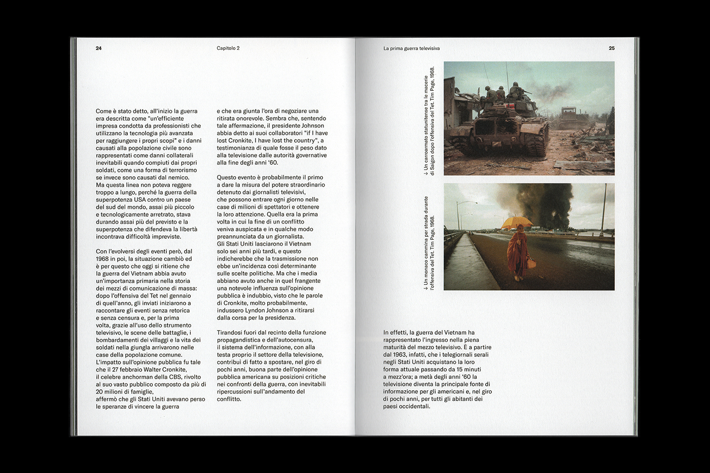 editorial book typography   War essay University print