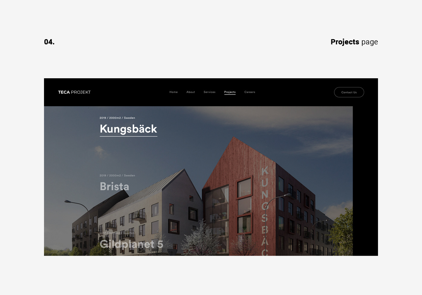 architecture building company construction corporate house industrial UI ux Web