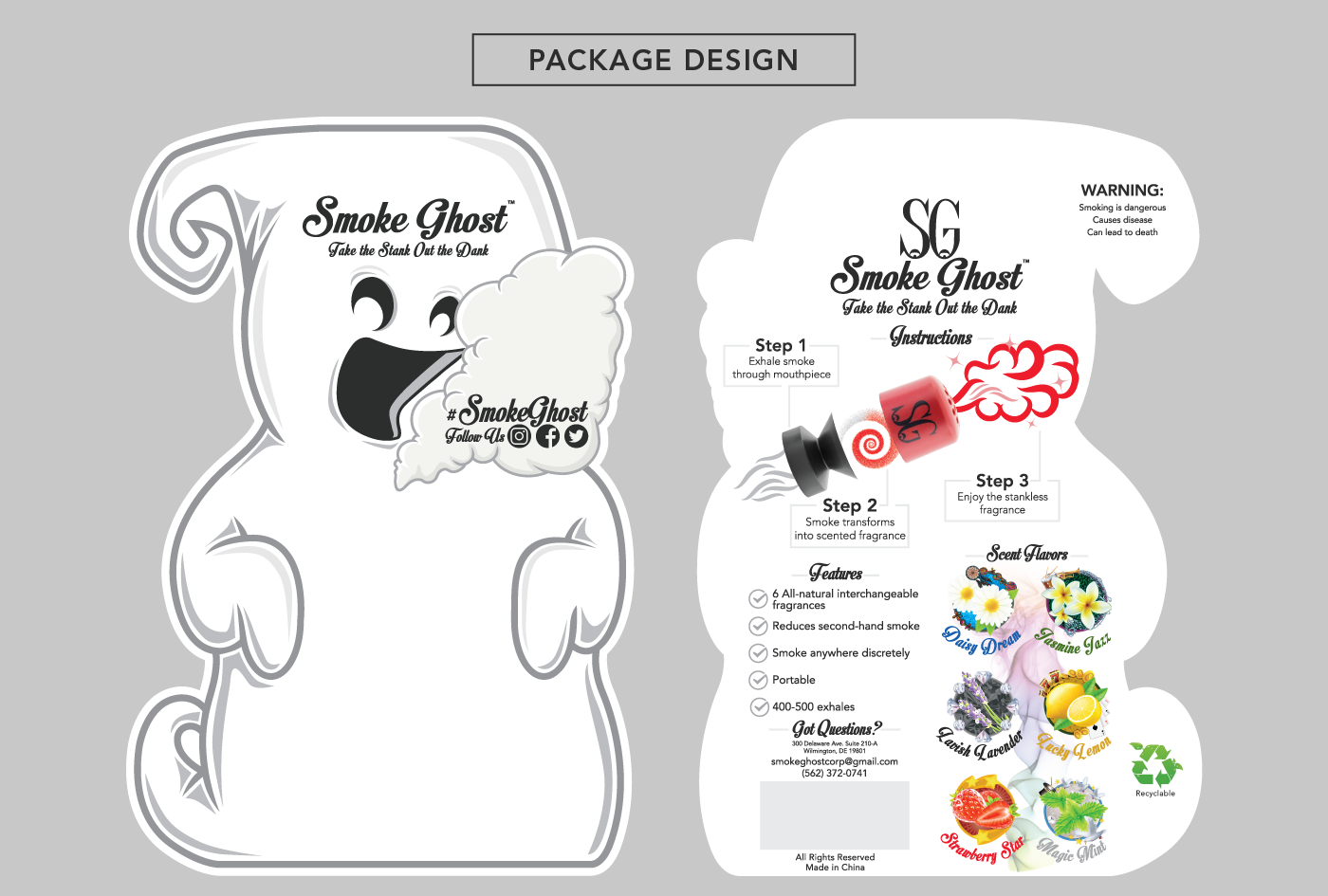 Packaging Blister card package print