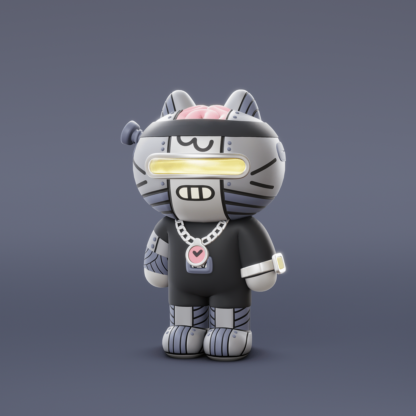 3D CGI Character design  motion graphics  nft art digital illustration artwork 캐릭터 Cat MOSTAPES
