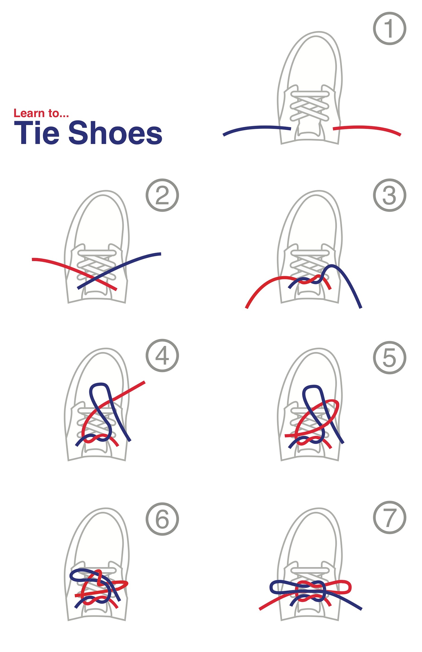 Learn To Tie Shoes on Behance