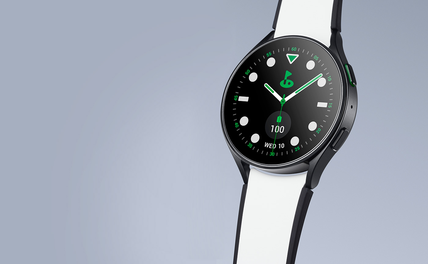 galaxy galaxy Watch Galaxy watch5 golf industrial design  motion graphics  product design  rendering Samsung watch