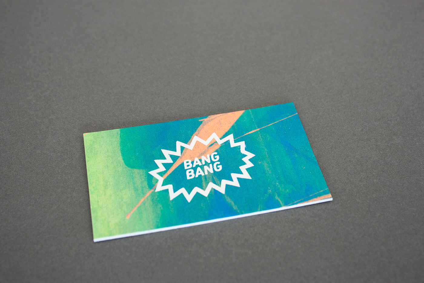 business card Workshop brand card Screenprinting silkscreen screen colors bangbang
