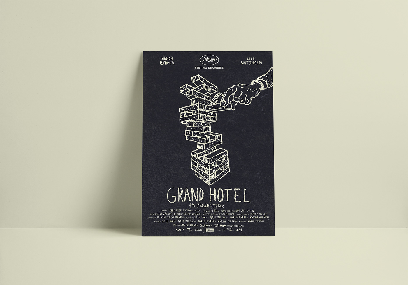 movieposter poster alcoholic grand hotel norway development Drawing  movie Cannes drama