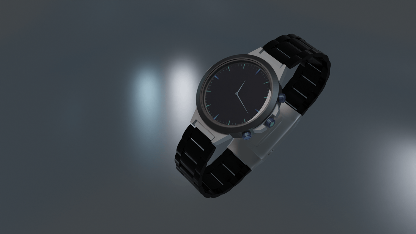 3D blender watch design blender3d 3d modeling 3d animation blener cycles Model Design modern watch renering