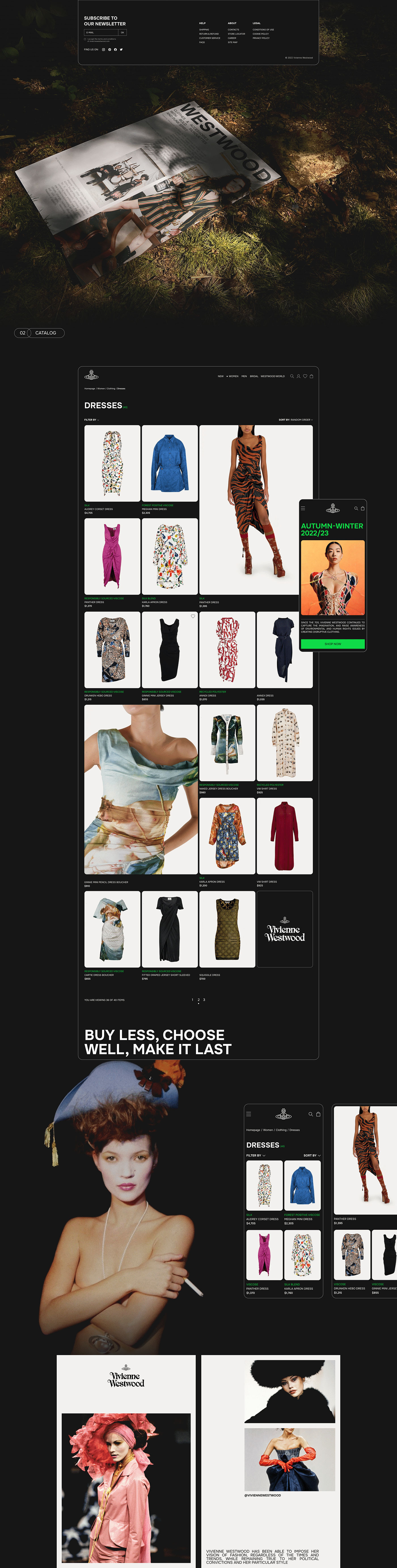 concept e-commerce Fashion  Figma grid minimal redesign UI UX UI Web Design 