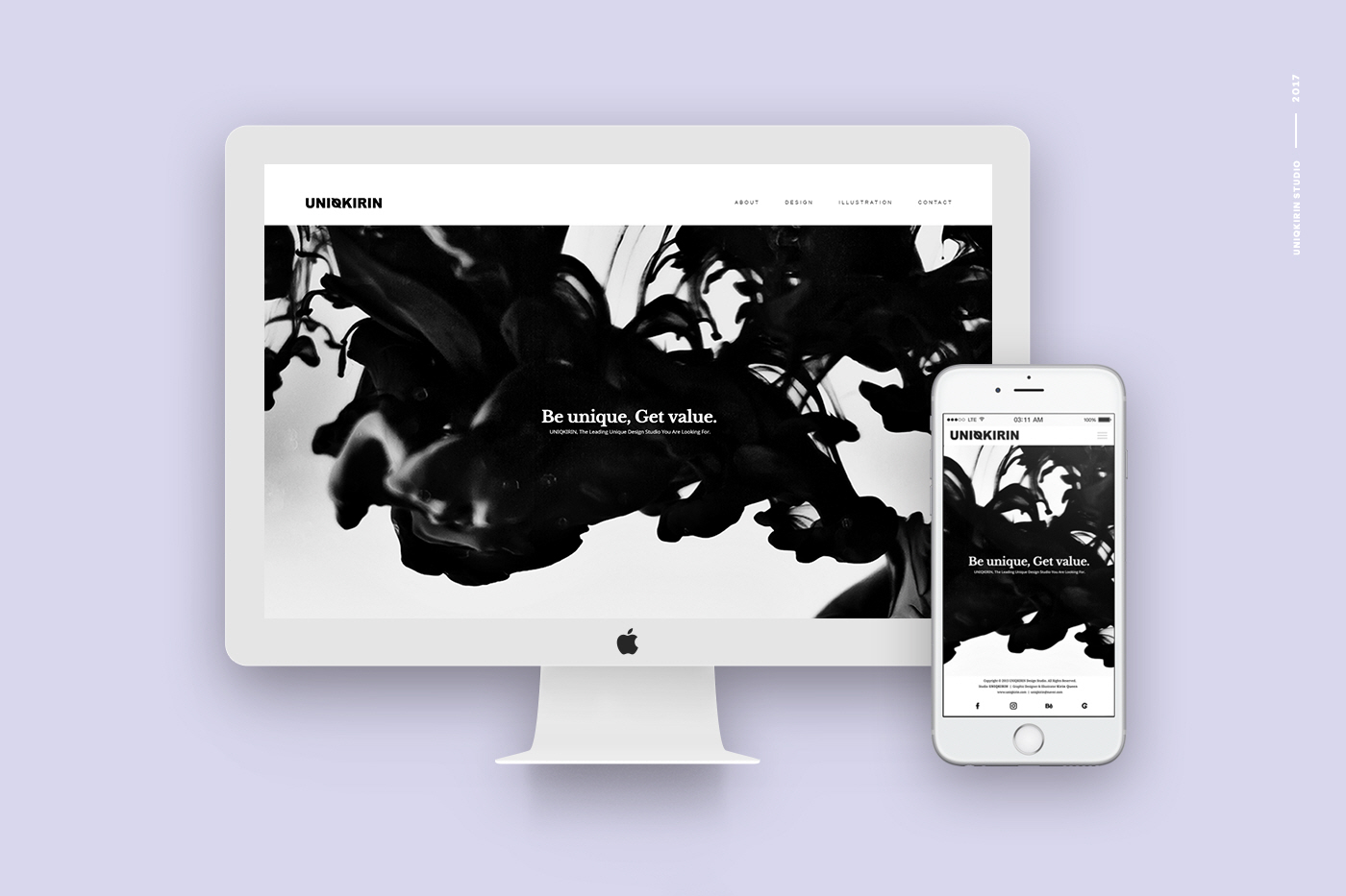 graphic design  Website design Studio Branding Classic