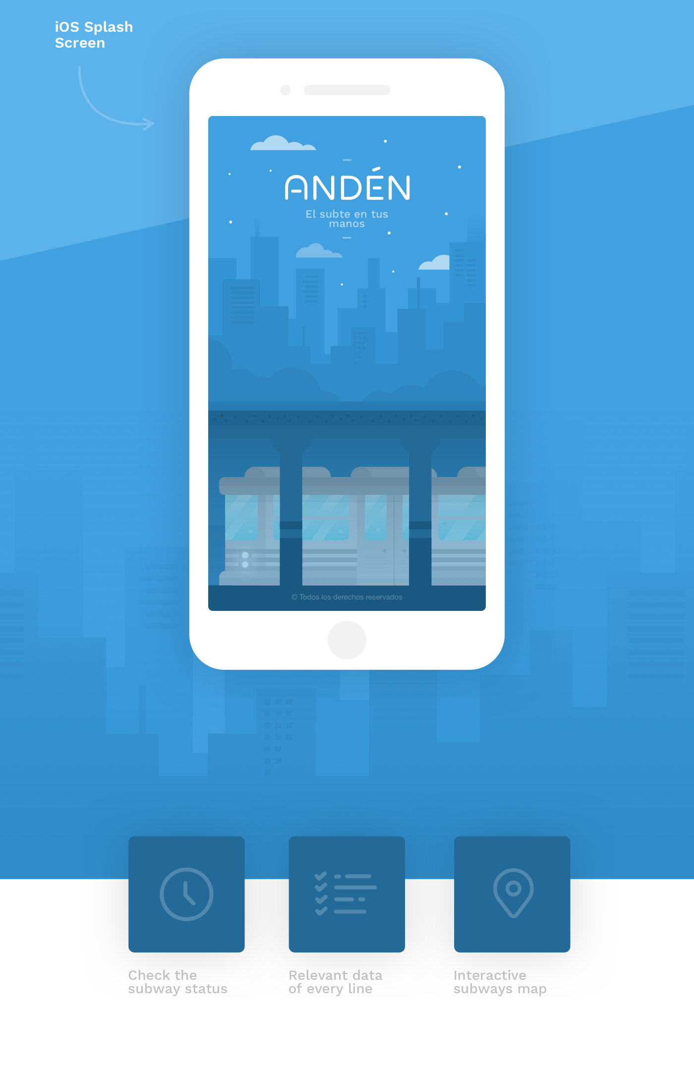 anden subway app ios mobile application UI ux