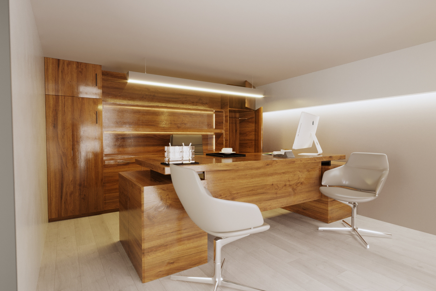 3D 3dsmax architecture corona furniture Interior interior design  Office Design Render visualization