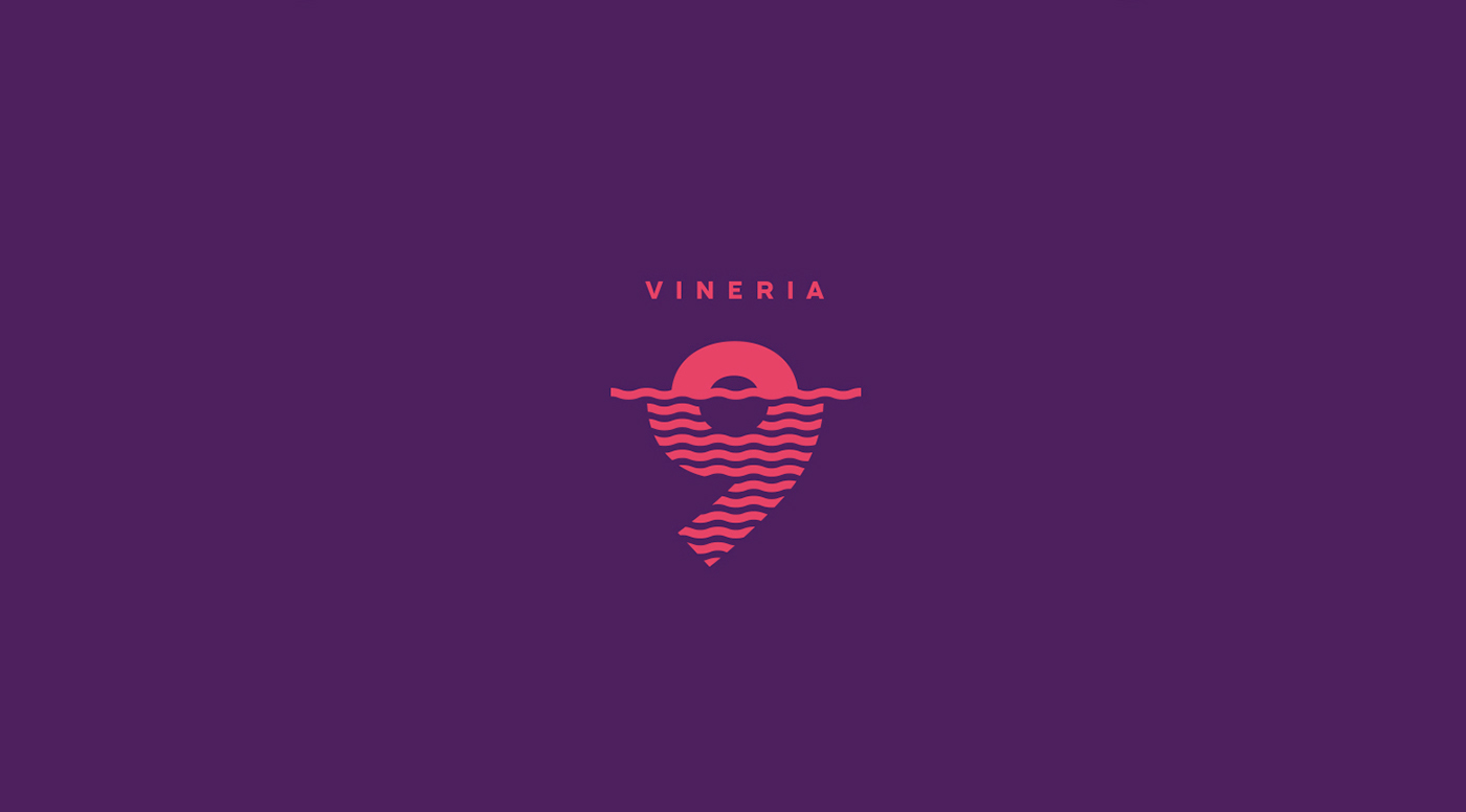 wine vineria9 e-commerce Design de Marca identidade visual corporativa logo visual identity