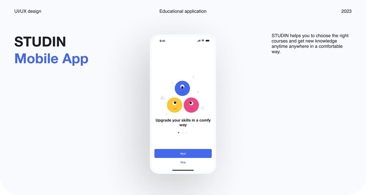 app design application Education interaction mobile UI ux