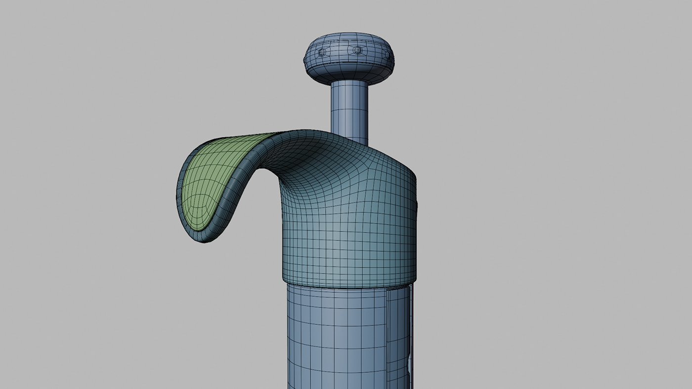 3d modeling 3D model blender visualization subdivision modeling subdivision surface hard surface pipette