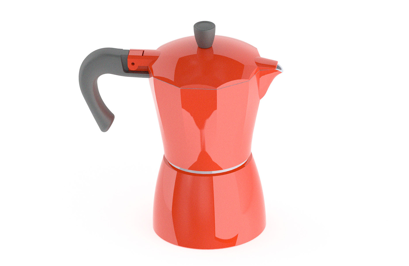 modeling italian coffee Solid Works 3D industrial design  Coffee Makers Coffee product