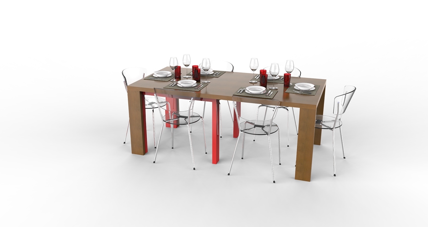 design mesa móveis Render keyshot Solidworks mesa de jantar mesa de centro Madeira furniture