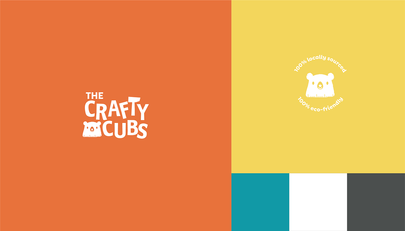 color scheme for The Crafty Cub
