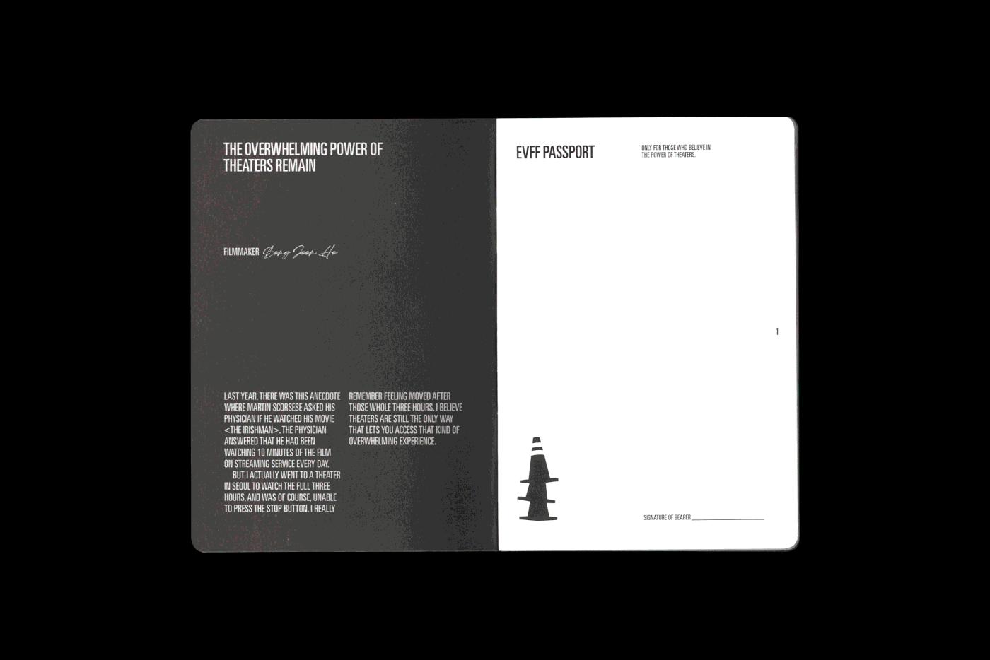 brand identity branding  graphic design  Passport rebranding typography   film festival editorial design  Stationery book design