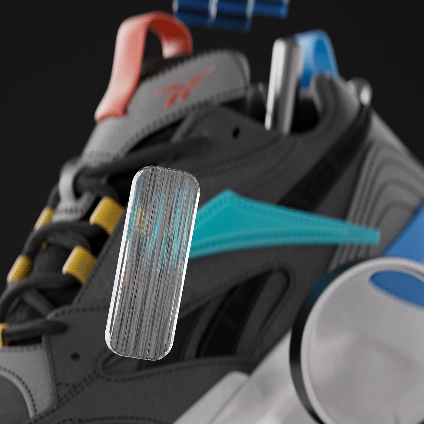 c4d CGI Render 3D shoes Nike sneakers footwear concept artwork