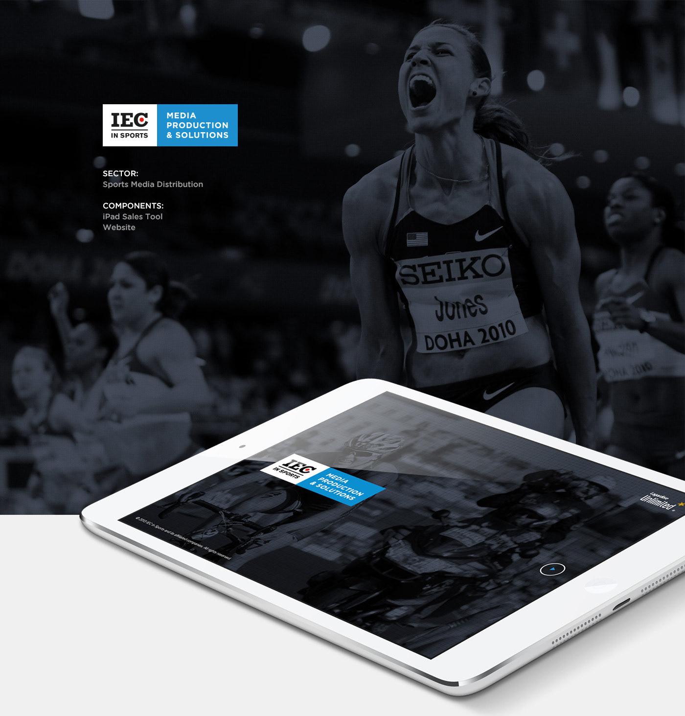 sport iPad app interactive sales free psd iec media athletics Triathlon Website interactivity Motorsport sports