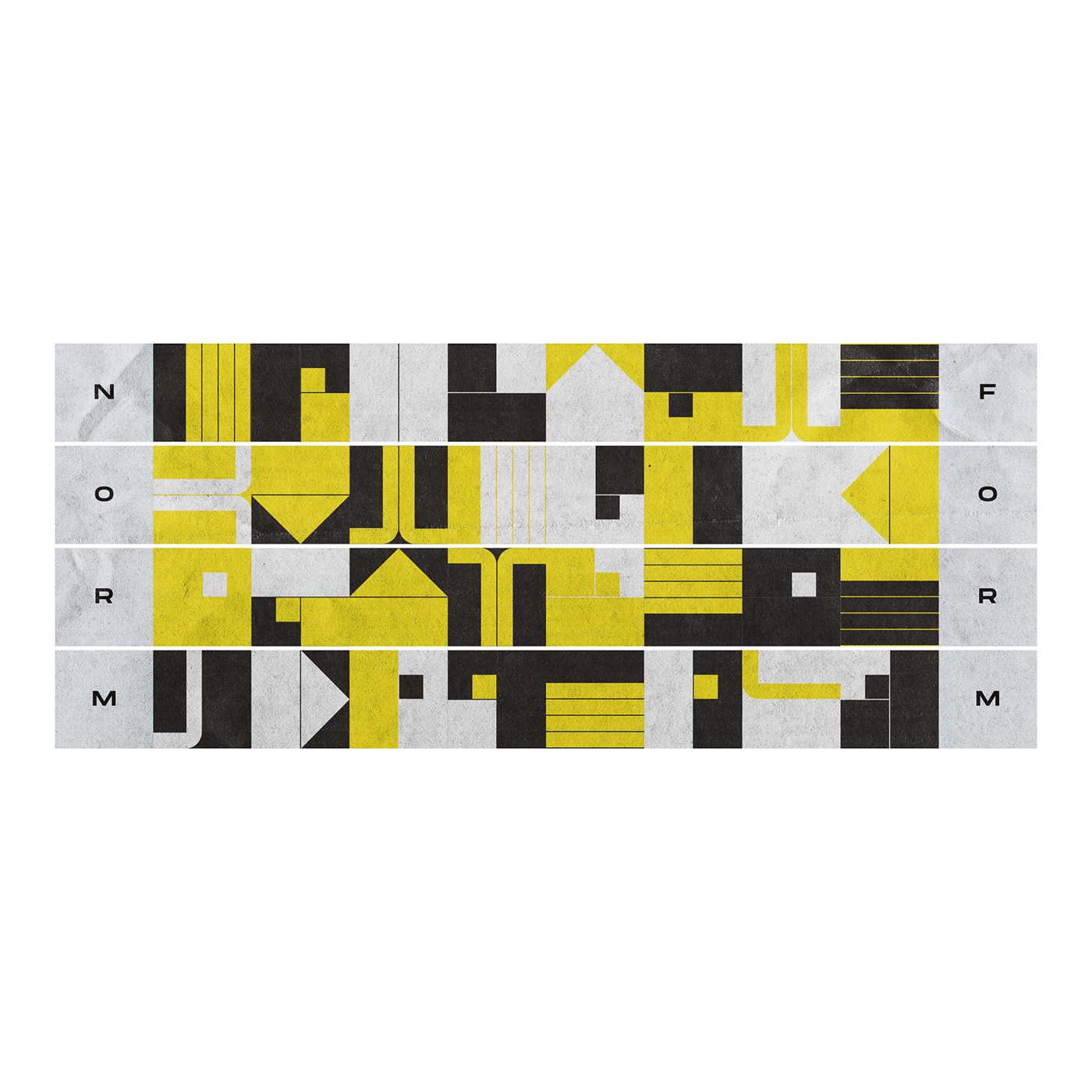 abstract art bauhaus design generative geometric pattern poster swiss typography  