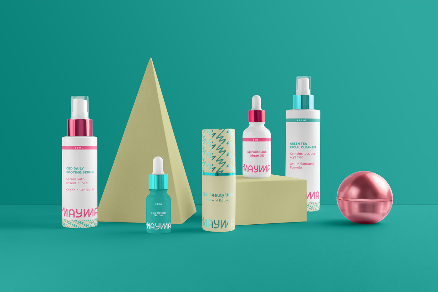 Brand Design design Packaging cosmetics beauty visual identity graphic design  skincare Advertising  art direction 