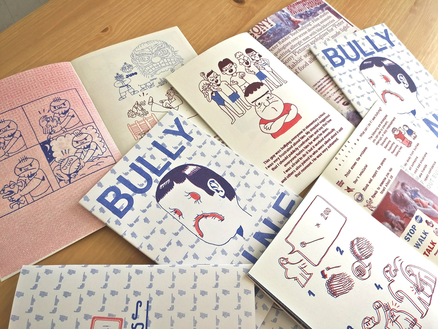 Risoprint risograph fanzine school bully Bullying nemmivoltunk fillér máté Riso publishing  