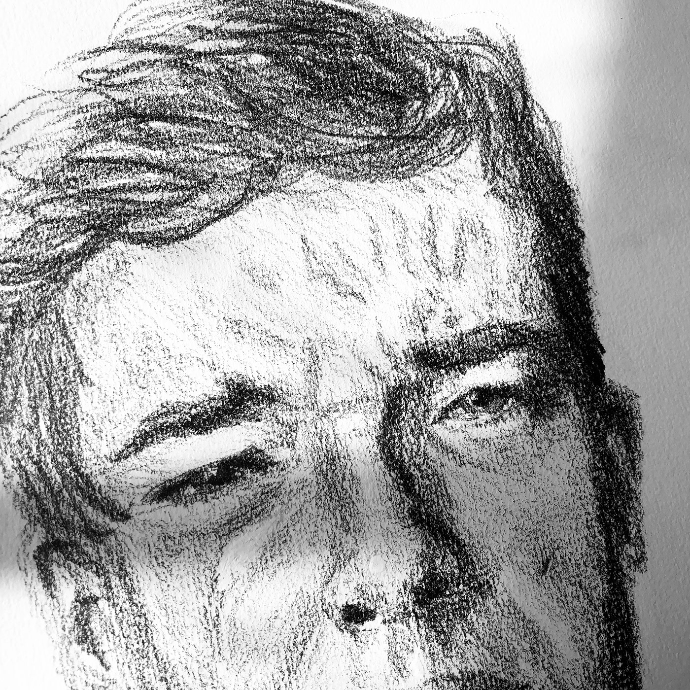 Drawing  graphite portrait