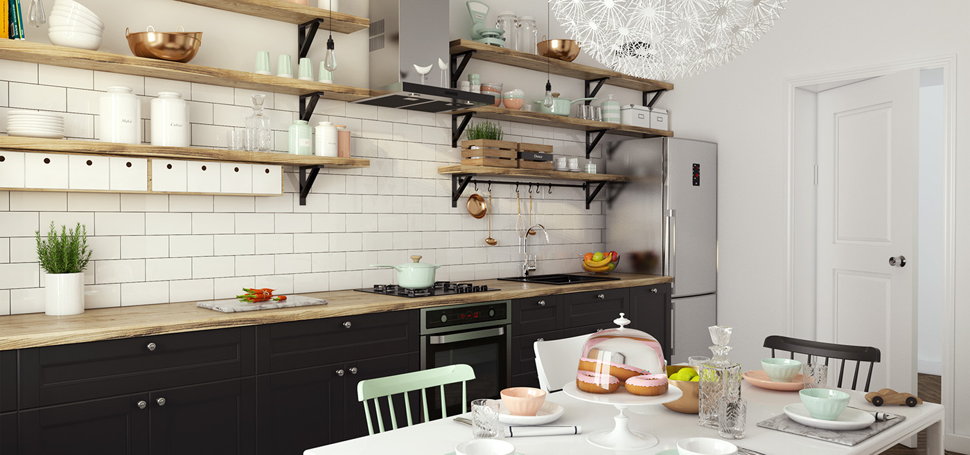 kitchen interor design Scandinavian
