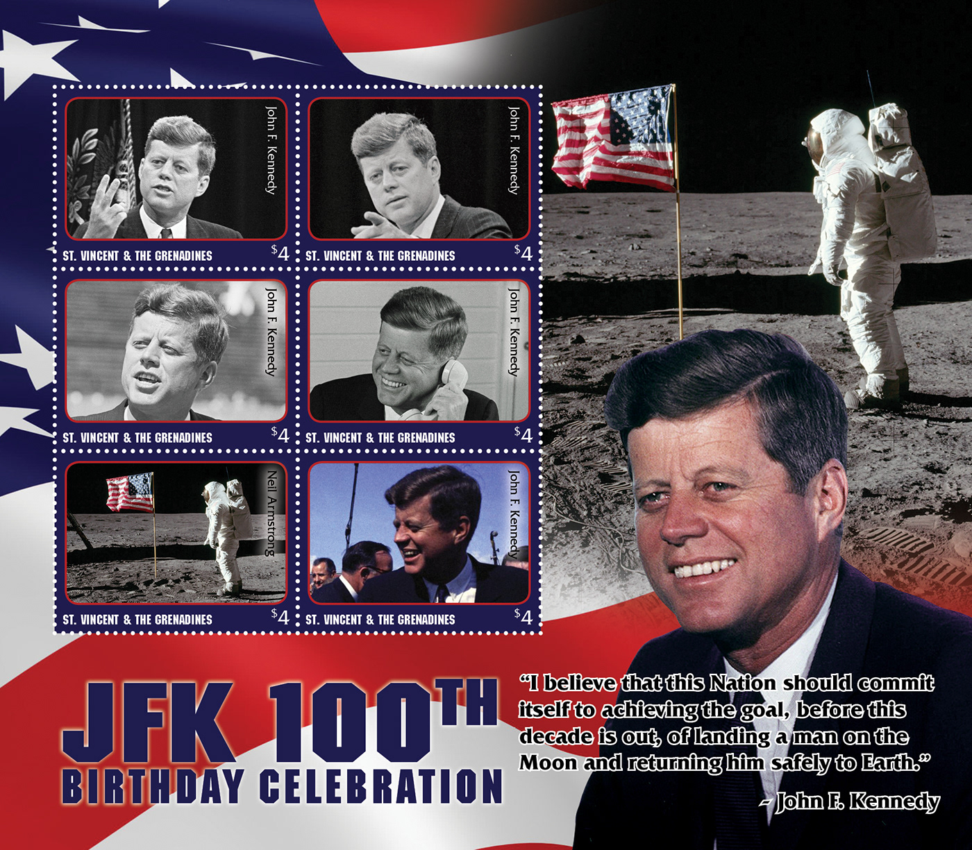 JFK john f. kennedy US President moon Space 