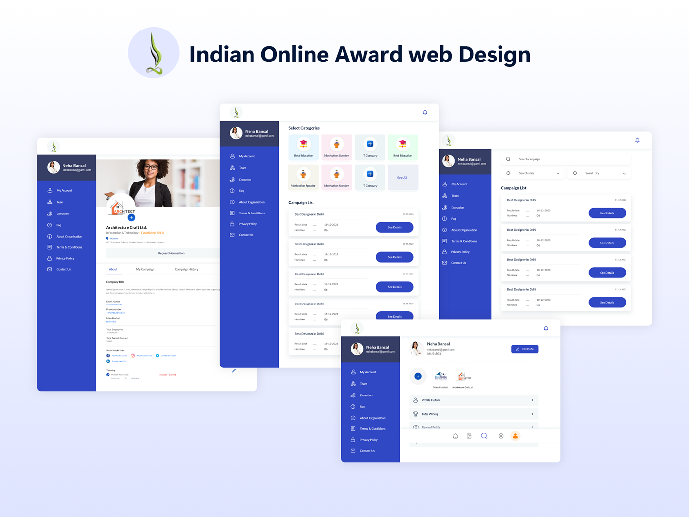 Web Design  UI/UX design