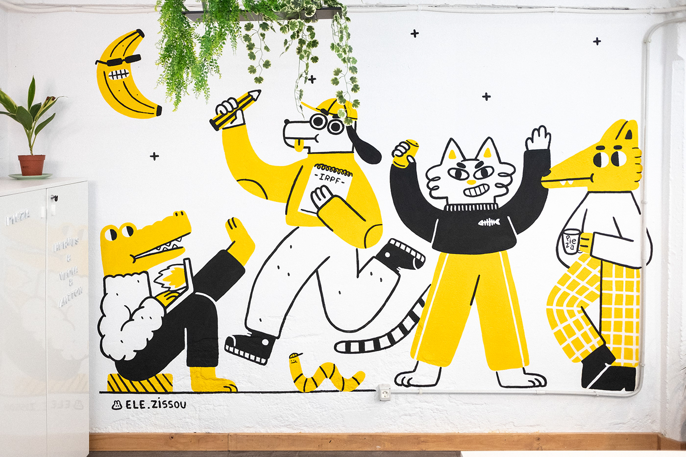 Character design  ILLUSTRATION  Mural painting  