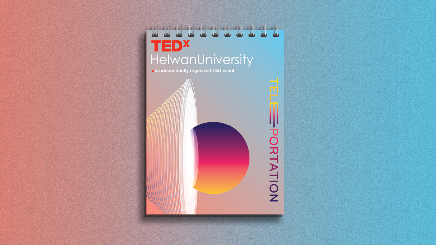 Theme identity visual identity TED TEDx branding  posters gradients Pallette TRENDING
