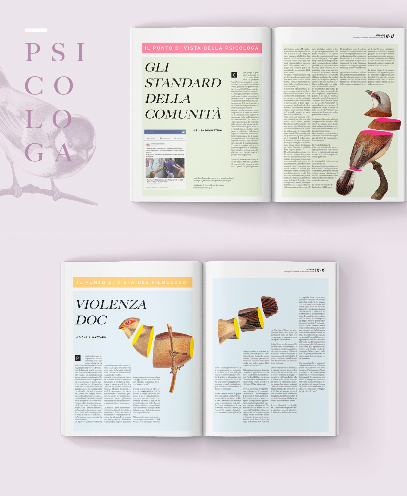 flat magazine ottoemezzo rivista graphic design Icon cinecitta Cinema italia taiwan Focus Mockup paper print