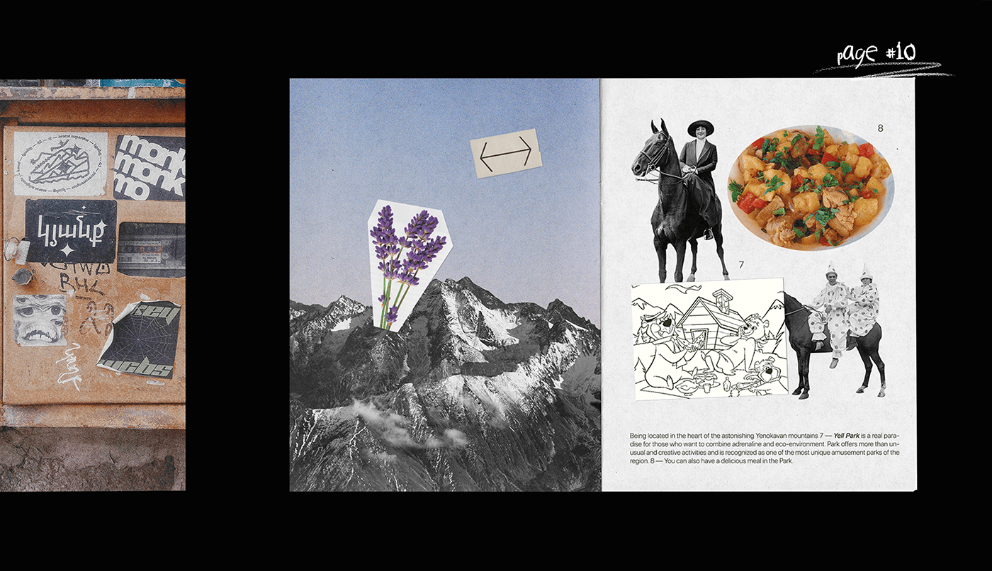 Armenia Travel journal magazine editorial fanzine Layout Design erevan