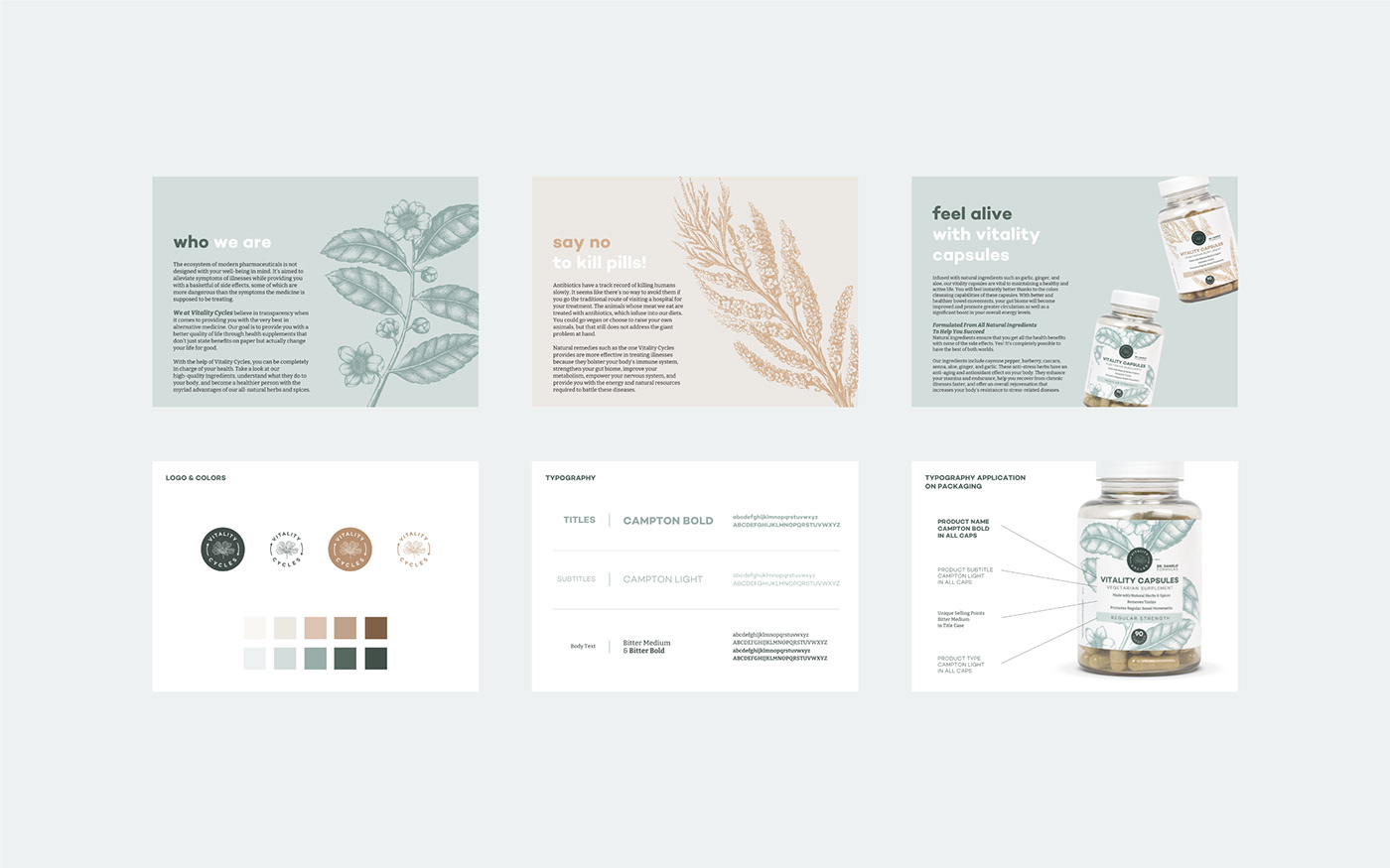 brand identity branding  identity natural Packaging packaging design supplement supplement label visual identity Web Design 